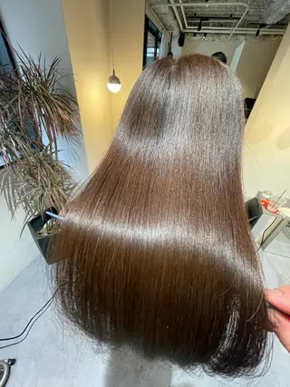 ロング カラー 髪質改善＆艶髪美髪エステ専門店　Lyrae～リラエ～所属・西梅田🌿髪質改善 井手　浩太朗のヘアスタイル
