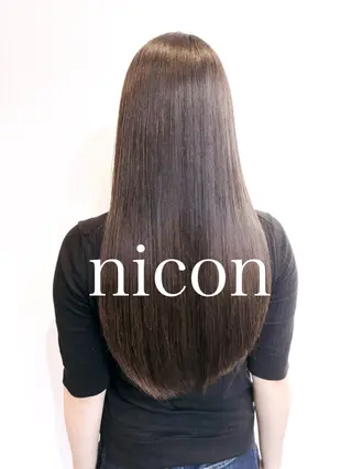 ロング 髪質改善 上品艶感カラーのヘアスタイル