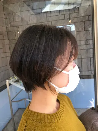 ショート La fith hair rond 立川店所属・kyosuke 透明感カラーのヘアスタイル