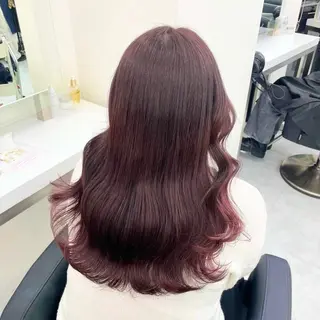 カラー girlな暖色ヘア 🪽🫧ハルナ🎀のヘアスタイル