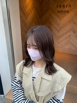 ミディアム 🎀FERIA梅田 出村谷　沙保🎀のヘアスタイル