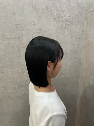 ミディアム 松下 美織のヘアスタイル