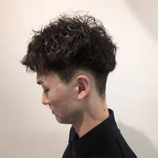 ショート メンズ パーマ 田端みおと🐱 SoZoBridgeのヘアスタイル