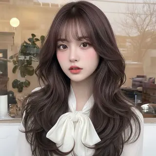 ロング 個性派ヘアアレンジ 🎀✨Ainaのヘアスタイル