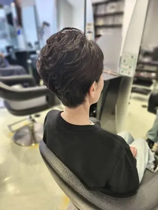 ショート カラー SAKUMA お手入れ簡単ヘアのヘアスタイル