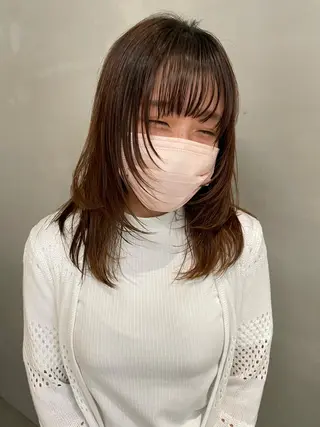 セミロング wewe: momoeのヘアスタイル