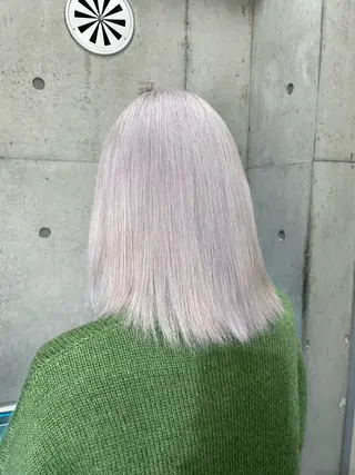 ミディアム ハイトーン/ブリーチ /ウルフ⛓️MAKIのヘアスタイル