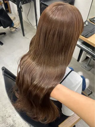 ロング カラー ヘアアレンジ 🫧透明感カラー/ ナルハ🫧のヘアスタイル