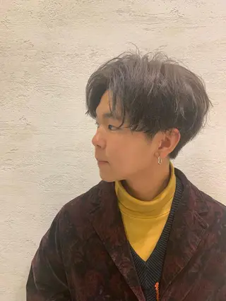 カラー メンズ 竹田 京人のヘアスタイル