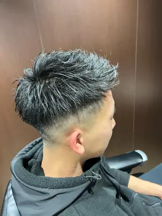 ショート メンズ 大久保 竣太のヘアスタイル