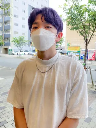 カラー メンズ 栄/矢場町 三井太朗のヘアスタイル