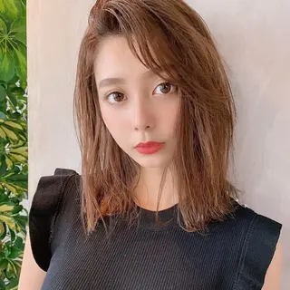 ミディアム SAKURA 原宿所属・なかの たくみのヘアスタイル