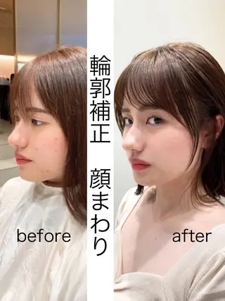 ミディアム カラー レイヤー専門家 ダブルカラー修のヘアスタイル