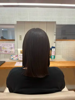 カラー 山木 花音のヘアスタイル