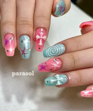 ネイル para ☀︎ sol by BECK所属・Para Sol nail　Maoのネイルデザイン
