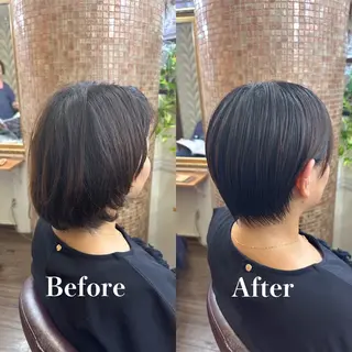 ショート カラー 🌱ケミカル美容師 未来を綺麗に🌱優吾のヘアスタイル