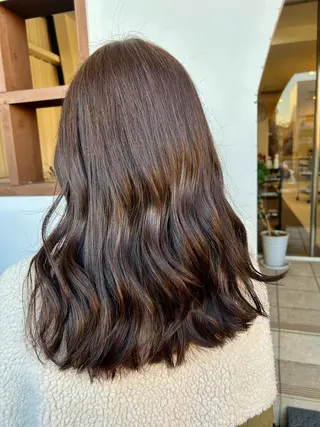 ミディアム 美容室 Jフィドルファドル所属・わきた かずなのヘアスタイル