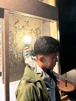 セミロング 藤原 航のヘアスタイル