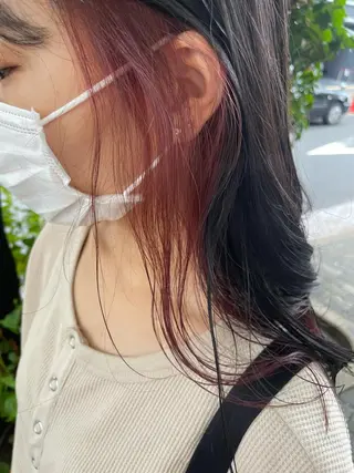 セミロング yohaku所属・yohaku misakiのヘアスタイル