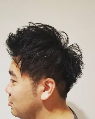 メンズ La fith hair 池袋店所属・🔴赤み消し/ 艶カラー落合　優🔴のヘアスタイル