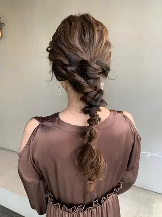 ヘアアレンジ ブリーチ/アレンジ 天満/chihiroのヘアスタイル