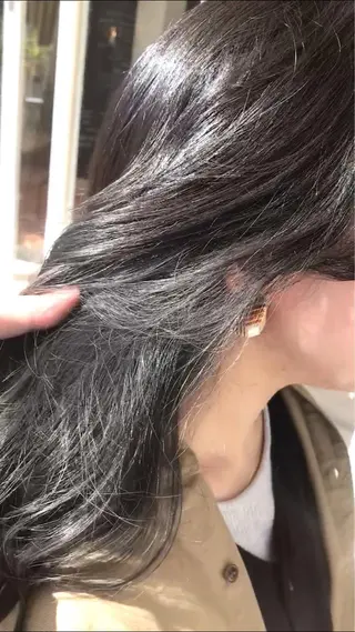 セミロング カラー 武田 清久のヘアスタイル