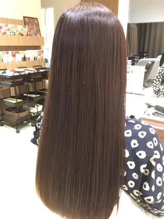ロング カラー 🔸縮毛矯正🔸 カソリ　ナユタのヘアスタイル
