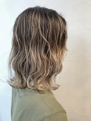 ミディアム カラー メンズカット特化柏駅 徒歩3分LOUのヘアスタイル