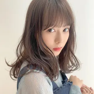 ミディアム 💖レイヤー×美髪 💖momoのヘアスタイル