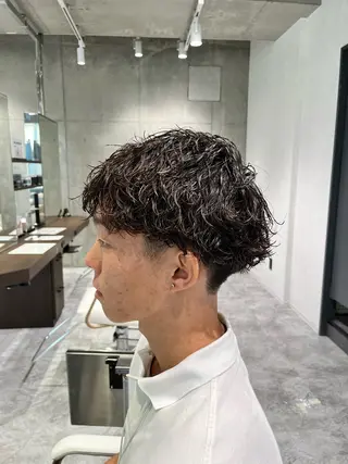 パーマ メンズ Ash 武蔵新城店のヘアスタイル