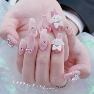 ネイル ラベンダー💖日暮里 ルル💖ネイルのネイルデザイン