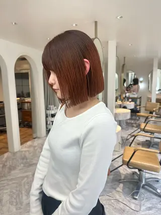 ショート カラー REINA☁️透明感 カラー/ぷつっと♡のヘアスタイル