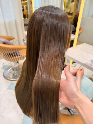 ロング パーマ 髪質改善/縮毛矯正/ ボブ/店長/水野拓也のヘアスタイル