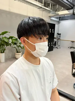 メンズ ミルクティーベージュ ❤︎レイヤー　MIAのヘアスタイル