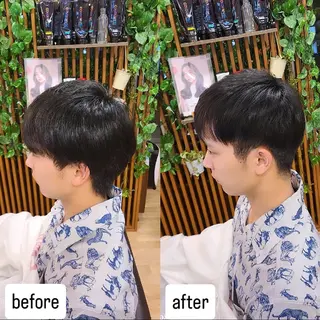 メンズ シ マのヘアスタイル