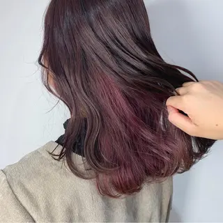 セミロング カラー HARUKA韓国ヘア /Luana梅田のヘアスタイル