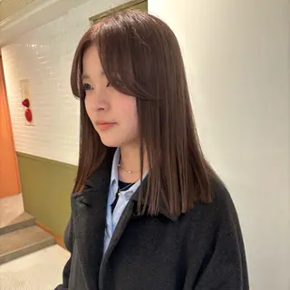 ミディアム カラー 🎯🦖ʜᴀɴᴀ /ᴇᴍᴍᴇ 🌷🥤のヘアスタイル