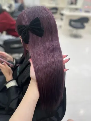 カラー ベージュ・ラベンダー カラー🎀りりのヘアスタイル