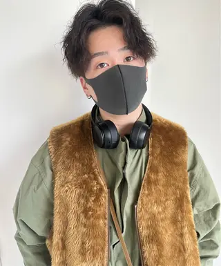 パーマ メンズ 【代表】 辻龍樹のヘアスタイル