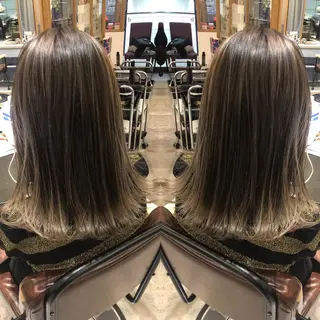 ミディアム カラー ブリーチカラー🌈 石垣翔太のヘアスタイル