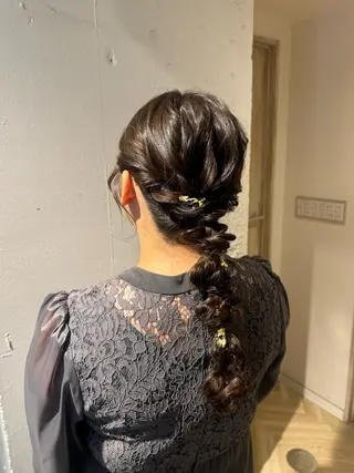ヘアアレンジ 🍪ﾖｼｲﾊﾙﾈ🍪 ﾗﾍﾞﾝﾀﾞｰｶﾗｰのヘアスタイル