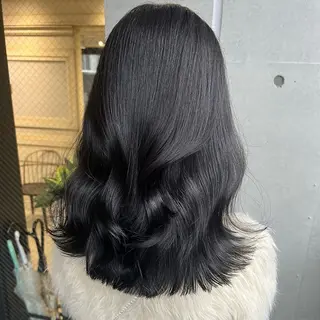 セミロング 💖ダブルカラー/ ケアカラー/レナ💖のヘアスタイル