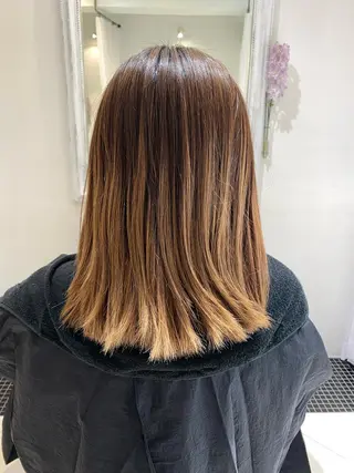 ミディアム カラー ducha所属・DUCHA Tomida naoのヘアスタイル