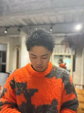 メンズ 溝渕 天馬のヘアスタイル