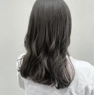 セミロング カラー 透明感・艶カラー/ 坂田友梨奈のヘアスタイル