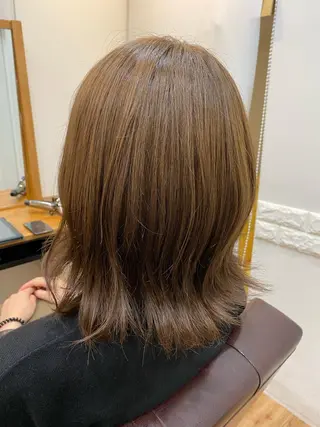 ミディアム カラー GO TODAY SHAIRE SALON所属・癖毛&ダメージ改善 カット/soyaのヘアスタイル