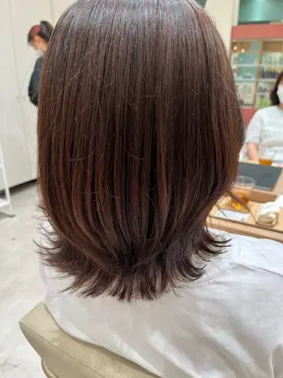 ミディアム カラー ヘアアレンジ afrodite 〈京橋〉Riyuのヘアスタイル