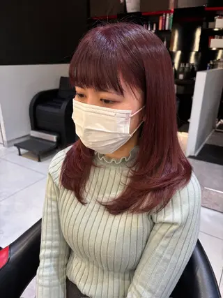 ミディアム ブリーチ/ヘアケア/ 艶髪/イギチハルのヘアスタイル