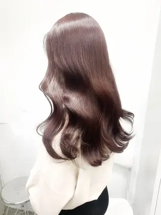 ロング カラー ヘアアレンジ SALOWIN原宿ash店所属・憧れの艶ハイトーンへ 🌙サイダサキのヘアスタイル