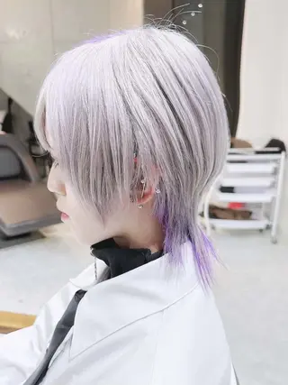 ショート カラー メンズ ヘアアレンジ 𝐑𝐈𝐍𝐊𝐀 🐣🩷のヘアスタイル